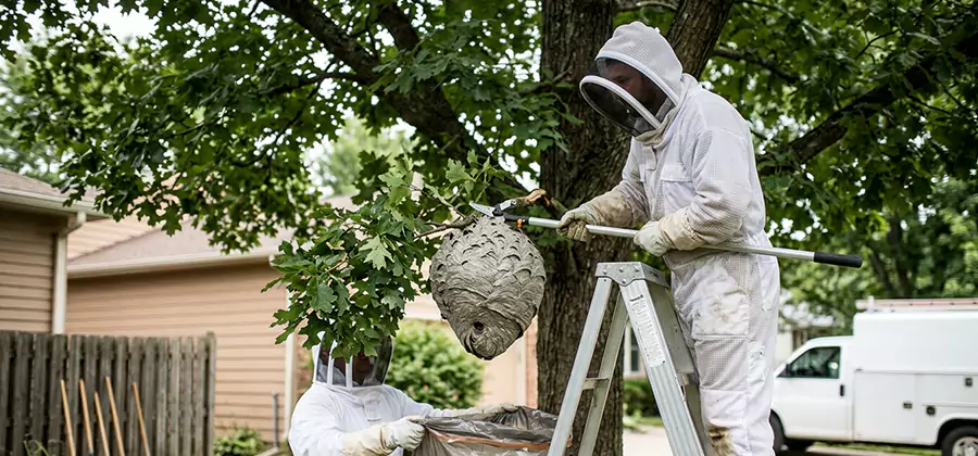 Wasp Nest in Tree Removal Caldwell